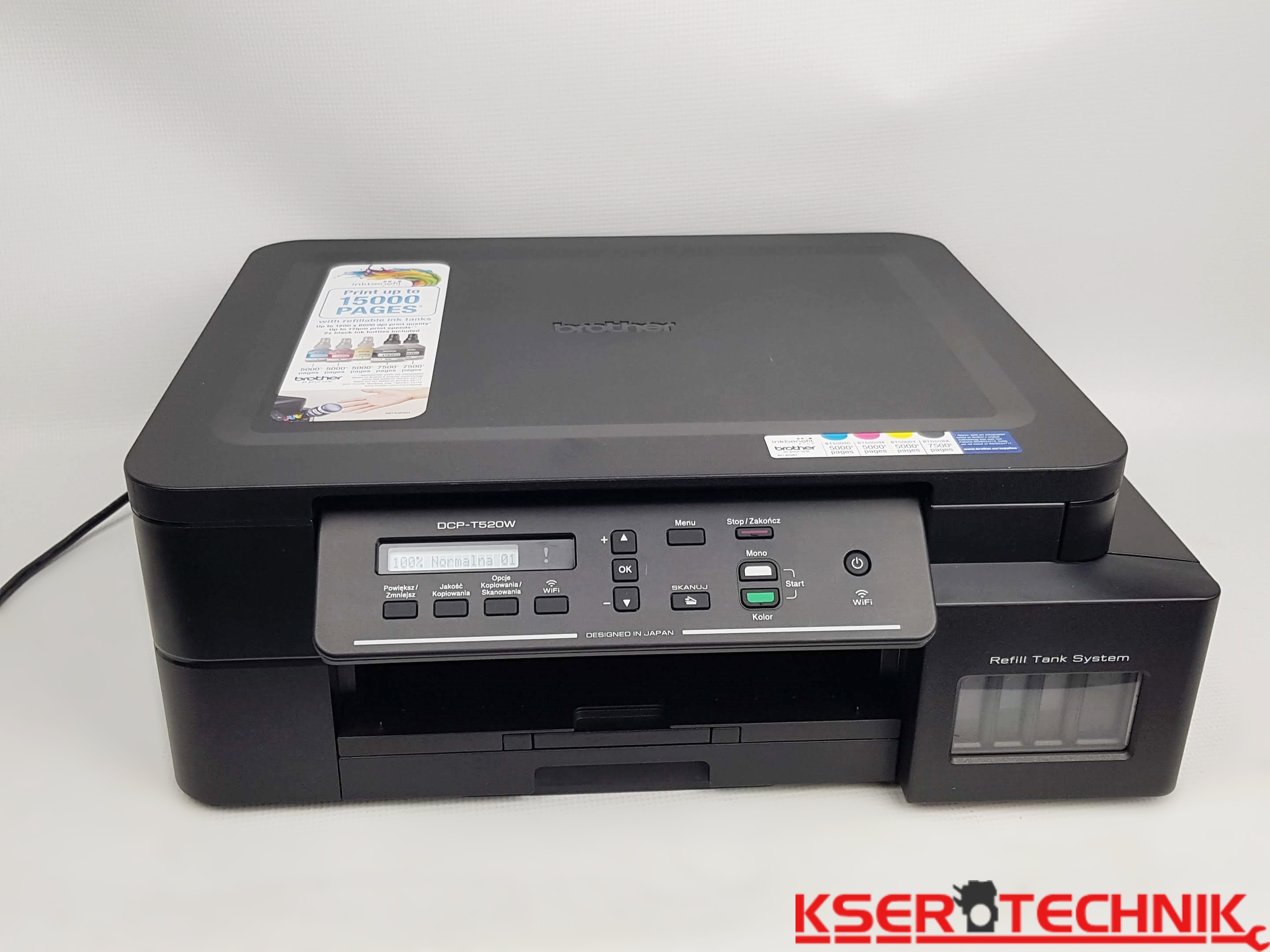 Сброс памперса мфу brother dcp t520w inkbenefit plus